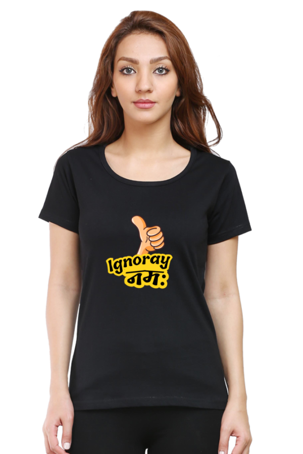"Ignoray Namah" – Swagistaan Unisex Marathi Graphic Printed T-shirt